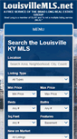 Mobile Screenshot of louisvillemls.net