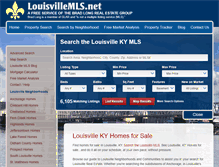 Tablet Screenshot of louisvillemls.net
